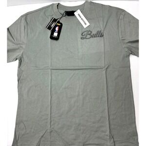 Pro Standard NBA Chicago Bulls Basketball Mens Grey Gray T-Shirt Size XL